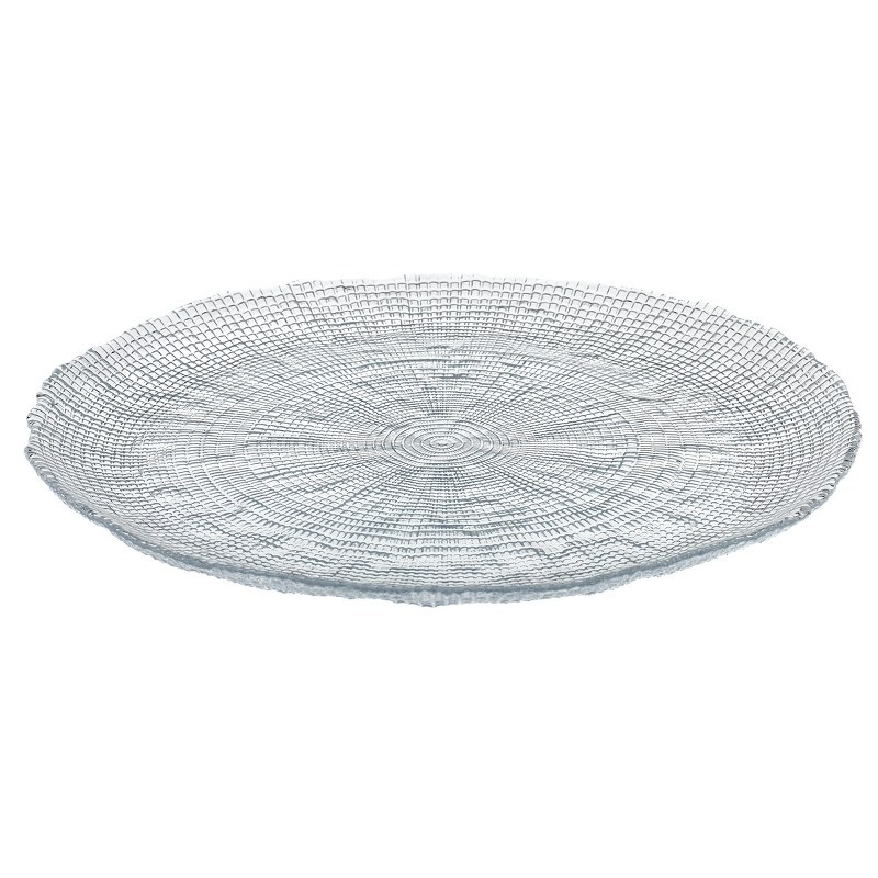 Πιατέλα Σερβιρίσματος Γυάλινη 33εκ. Kanvas Clear CRYSPO TRIO 80.260.05 (Υλικό: Γυαλί, Χρώμα: Διάφανο ) - CRYSPO TRIO - 80.260.05